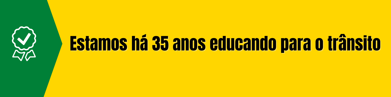 35 anos educando para o trânsito